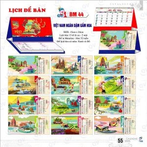 Giá làm lịch Tết Bắc Kạn siêu rẻ, không qua trung gian