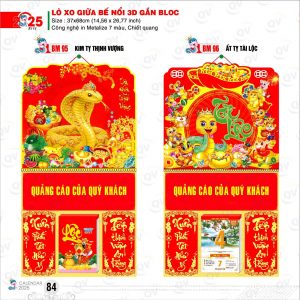 In lịch Tết giá rẻ tại Cao Bằng