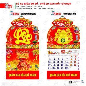 In lịch tết giá rẻ tại tphcm