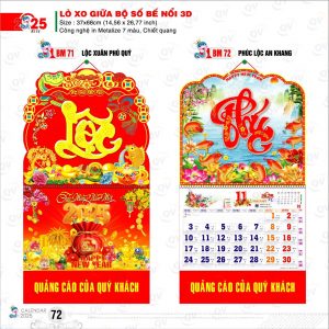 In lịch Tết Ninh Bình chất lượng