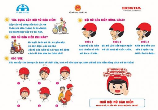 Hướng Dẫn 3 Bước Đội Mũ Bảo Hiểm Đúng Cách - An Toàn