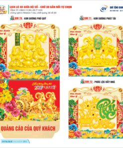 Mẫu lịch Tết 2027 mã BM70-BM75