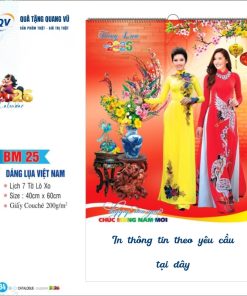 Mẫu lịch treo tường 7 tờ mã BM25